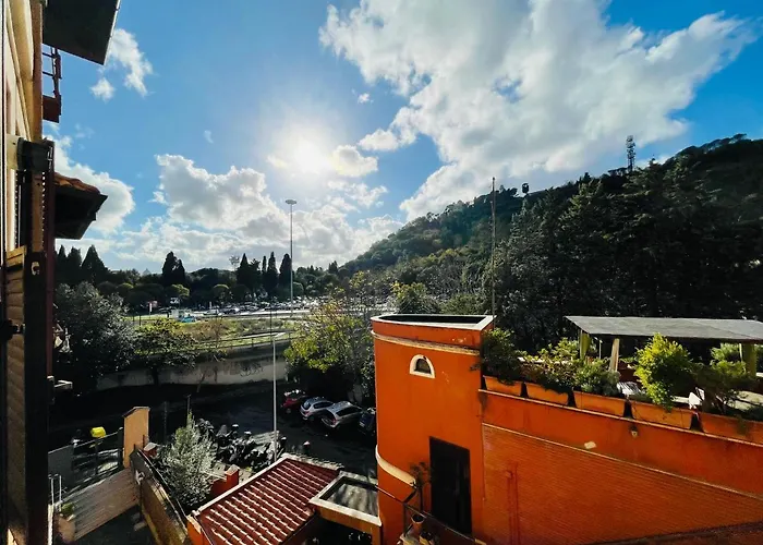Casa Vittoria Stadio Olimpico Con Panorama Roma