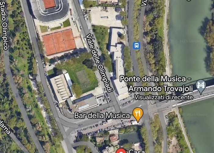 Casa Vittoria Stadio Olimpico Con Panorama *